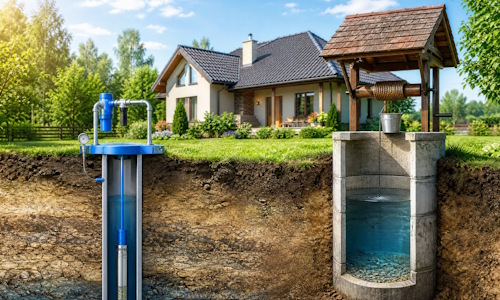 Автономное водоснабжение загородного дома Узловая: скважина или колодец